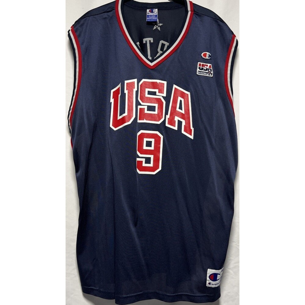 Vintage Vince Carter Champion USA Jersey 48
